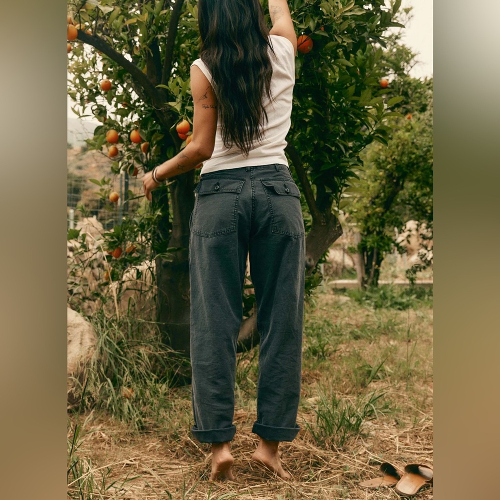 Imogen and Willie Blake military trouser in black